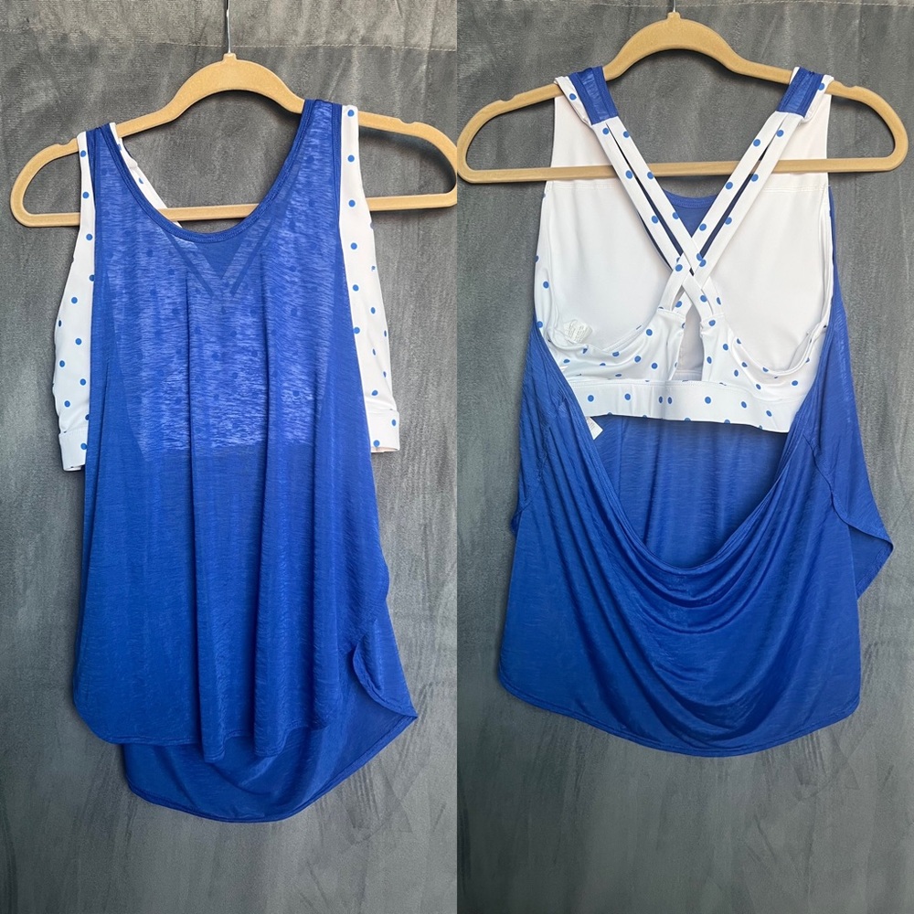 Fabletics tank w/ built-in sports bra